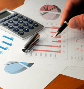 A person using general calculators for Australian finances.